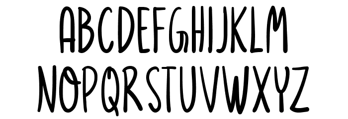 Christmas Merriment Font LOWERCASE