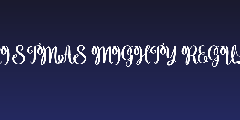 Christmas Mighty Regular Social Header