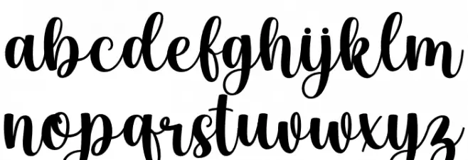 Christmas Mighty Regular Font LOWERCASE