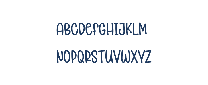 Christmas Minimalist Uppercase