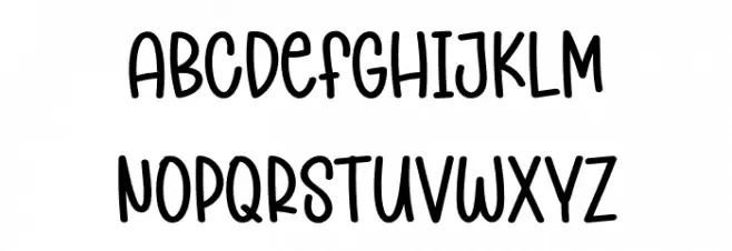 Christmas Minimalist خط أحرف صغيرة