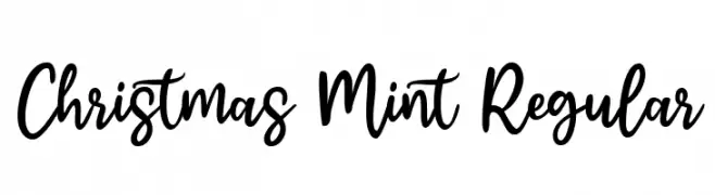 Christmas Mint Regular  Fuentes Gratis Descargar