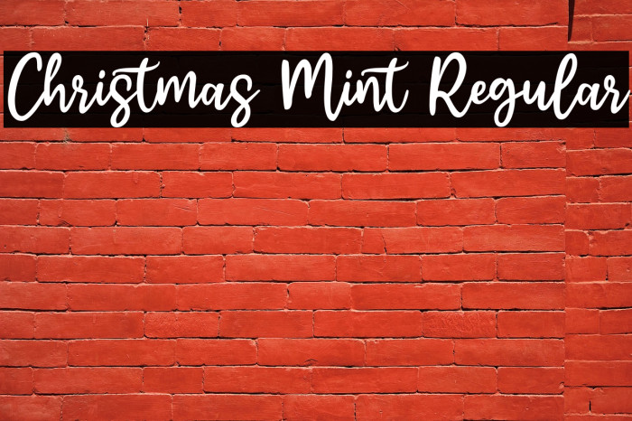 Christmas Mint Regular Example 2