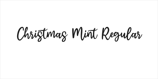 Christmas Mint Regular Logo