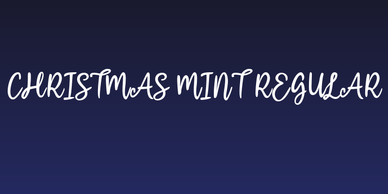 Christmas Mint Regular Social Header