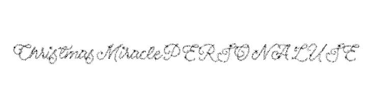 Christmas Miracle PERSONAL USE  font caratteri gratis
