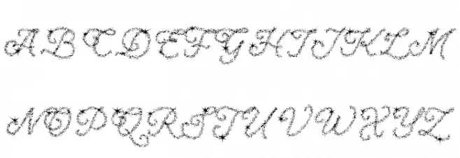 Christmas Miracle PERSONAL USE フォント 大文字
