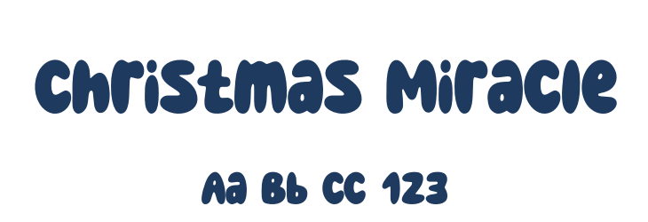 Christmas Miracle Font Preview