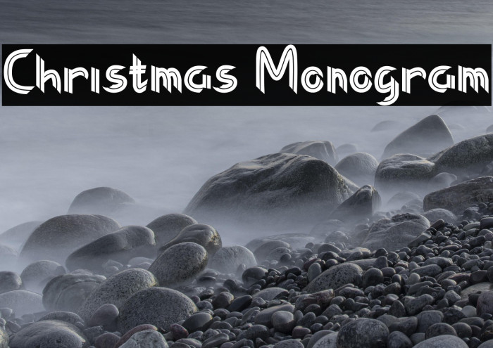 Christmas Monogram Example 3