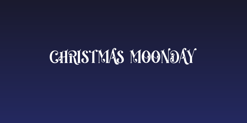 Christmas Moonday Social Header