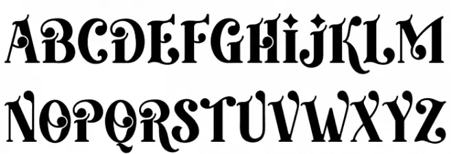 Christmas Moonday フォント 小文字