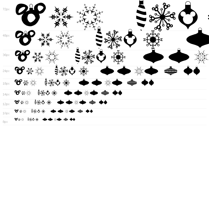 Christmas Mouse Waterfall