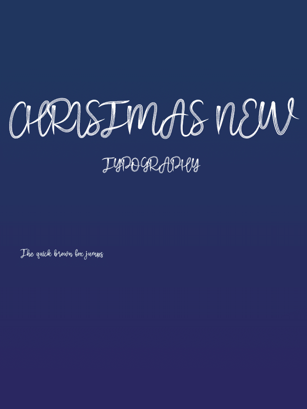 Christmas New Year Poster