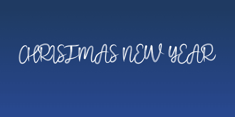 Christmas New Year Social Header