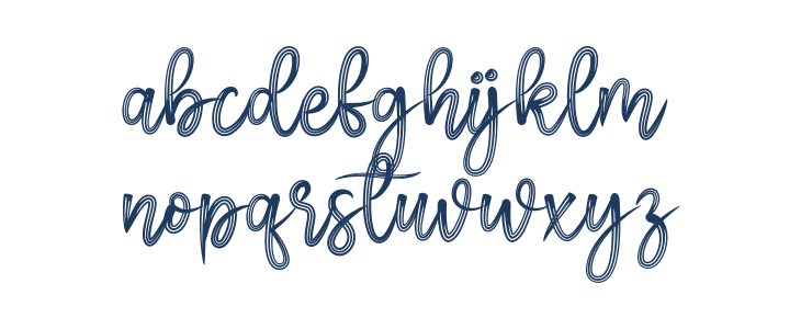 Christmas New Year Lowercase