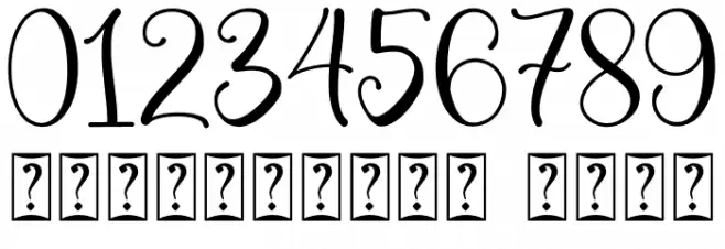 Christmas Nice - Personal Use Font OTHER CHARS