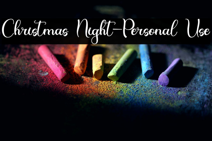 Christmas Night-Personal Use Example 1