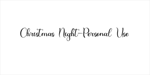 Christmas Night-Personal Use Logo