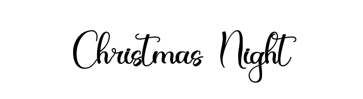 Christmas Night  Descarca Fonturi Gratis