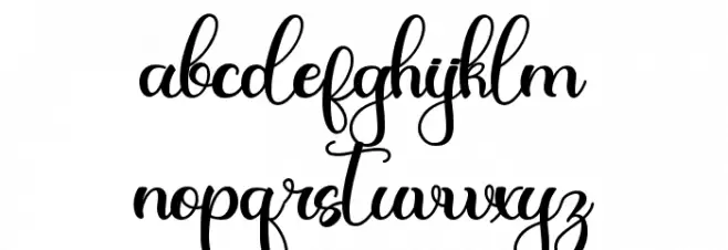 Christmas Night Caratteri MINUSCOLO