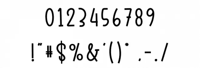 Christmas Notes Fonte OUTROS PERSONAGENS