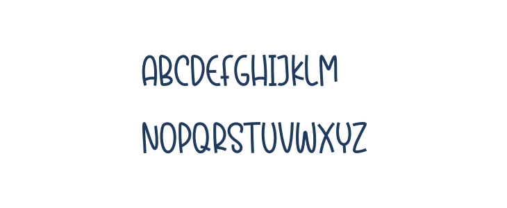 Christmas Notes Uppercase