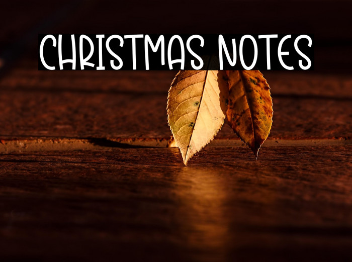 Christmas Notes Example 1