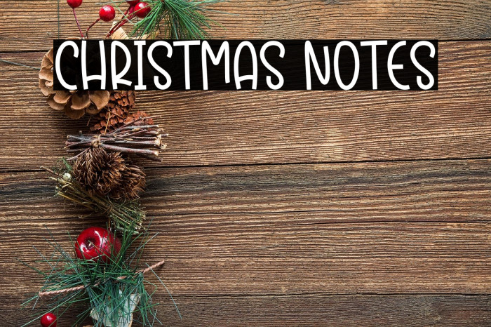 Christmas Notes Example 2