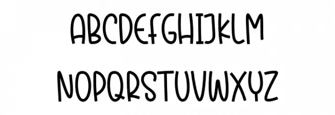 Christmas Notes Fonte MINÚSCULAS