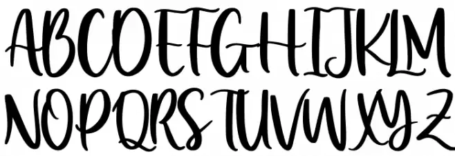 Christmas Notification Schriftart Groß