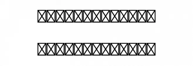 Christmas Numerals フォント 大文字
