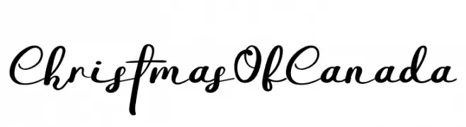 Christmas Of Canada  Frei Schriftart Herunterladen