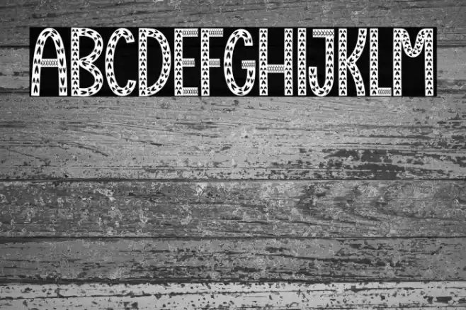 Christmas Of Love Font examples