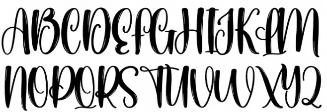 Christmas Olympics Polices MAJUSCULES