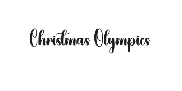 Christmas Olympics Logo