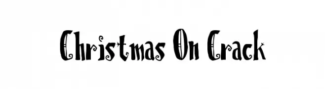Christmas On Crack  baixar fontes gratis