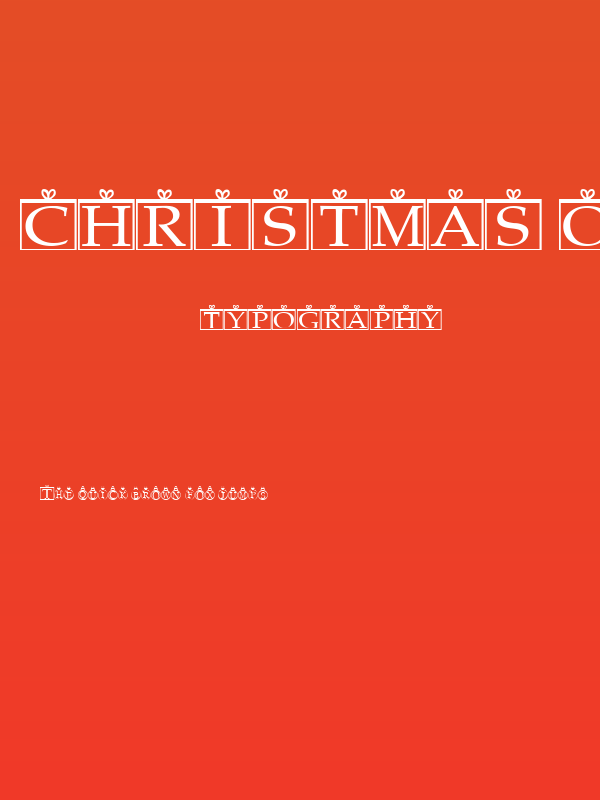 Christmas Ornaments Regular Poster