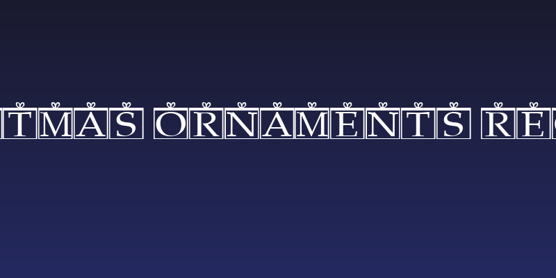 Christmas Ornaments Regular Social Header