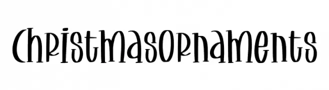Christmas Ornaments 免费字体下载