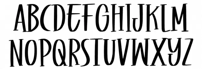 Christmas Ornaments Fonte MAIÚSCULAS