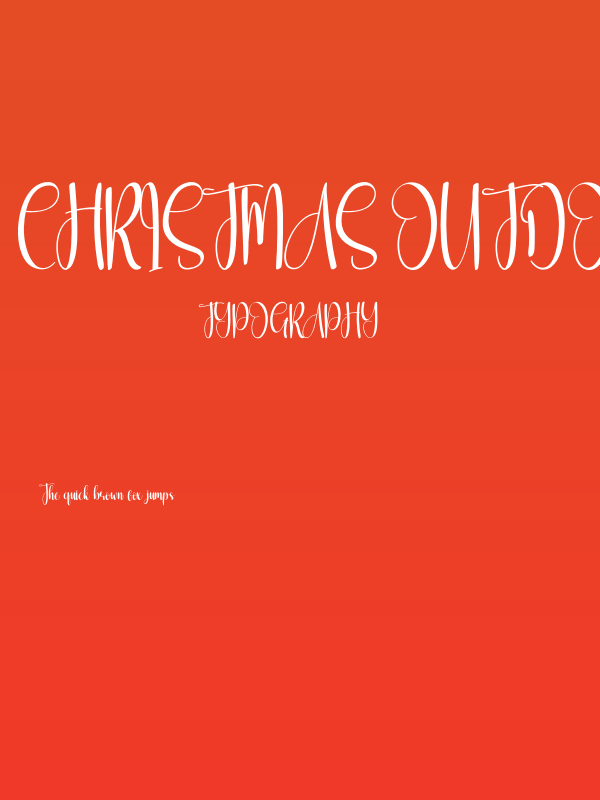 Christmas Outdoor Poster