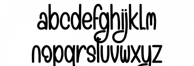 Christmas Overlight Font LOWERCASE
