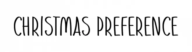 Christmas Preference  font caratteri gratis