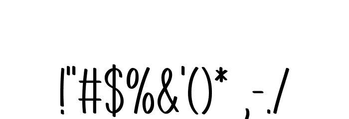 Christmas Preference Font OTHER CHARS