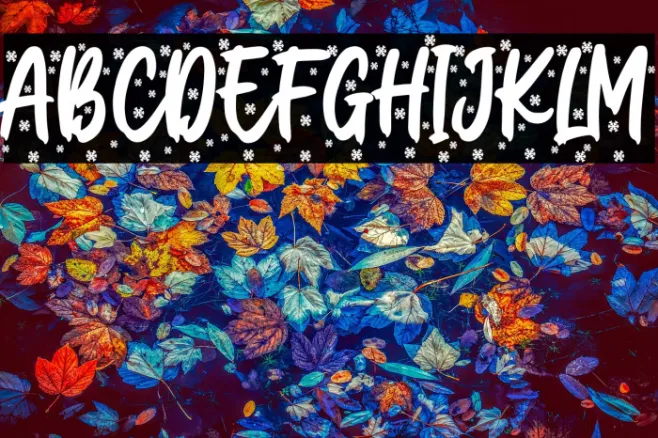 Christmas Present Snow Example 3