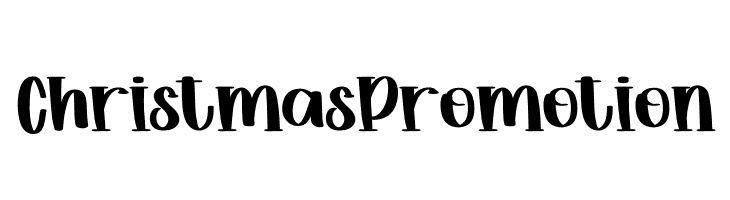 Christmas Promotion  font caratteri gratis
