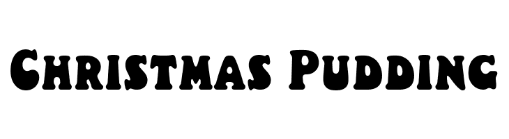 Christmas Pudding  フリーフォントのダウンロード