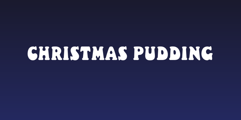 Christmas Pudding Social Header