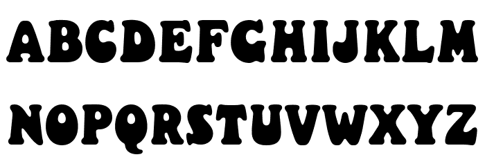 Christmas Pudding Font LOWERCASE