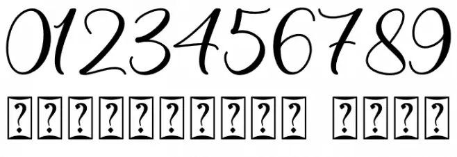 Christmas Queen - Personal Use Font OTHER CHARS